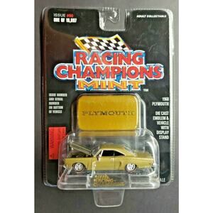 1996 Racing Champions MINT - 1968 Plymouth Gold #90 1:62 HW2